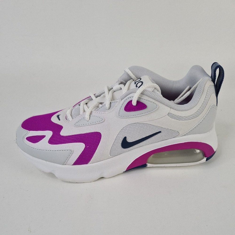 Nike Air Max 200 Women Running Atlhetic Shoes Photon Purple - Picture 2 of 12